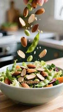 Edamame and Crunchy Vegetable Salad #food #healthy