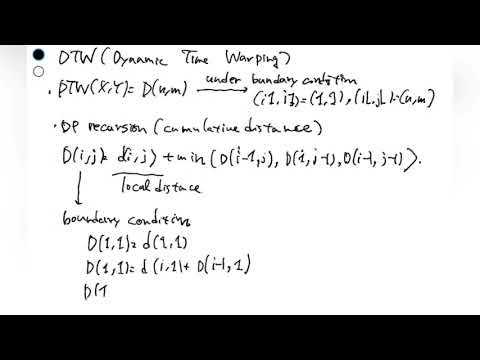 745 DTW (dynamic time warping)