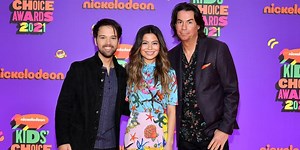 The Cast of "iCarly" Had Their First Red Carpet Reunion at the 2021 Kids Choice Awards