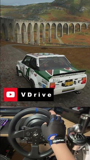 FORZA HORIZON 4 I ABARTH FIAT 131 I THRUSTMASTER T300 RS I STEERING WHEEL GAMEPLAY