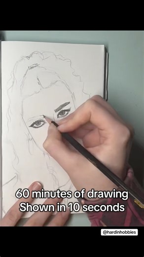 Speed drawing: 60 minutes shown in 10 seconds #drawing #speeddrawing #hyperlapse #art #speedart #fyp