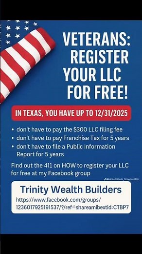 Texas Veterans: Start Your LLC FREE + Buy a Home with $0 Down | VA Benefits & Real Estate Hacks