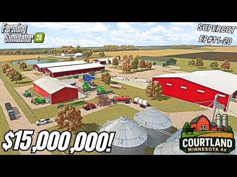I SPENT 2 YEARS BUILDING A $15,000,000 AMERICAN MEGA FARM! | Courtland, MN | Farming Simulator 25