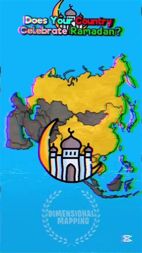 Does Your Country Celebrate Ramadan? #map #mapper #maps #mapping #geo #geography #europe
