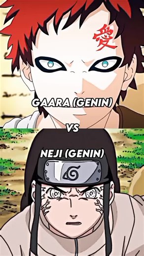 Gaara vs Neji: Ultimate Genin Anime Battle