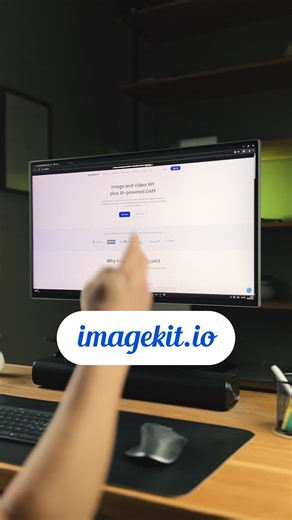 Andrii Bachynskyi | UX/UI | Product Designer | AI 🇺🇦 on Instagram: "@imagekit.io is the best AI Digital Asset Management system. ImageKit’s groundbreaking AI-powered DAM brings all your media into one searchable space. With custom metadata, AI tagging, and AI search, finding assets becomes effortless. Its image editor helps you achieve flawless visuals with features like AI image generation, background removal and extension, cropping, and retouching. And with its MCP server you can access imag