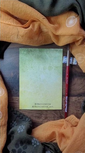 create a #background with #watercolors and #soapbubbles