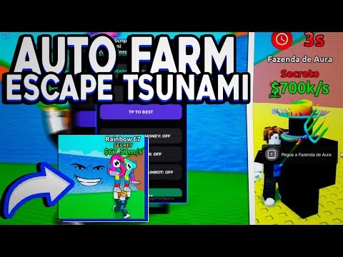 Escape Tsunami For Brainrots SCRIPT *SEM KEY* - AUTO FARM, COLLECT BRAINROT, GODMODE! 2026