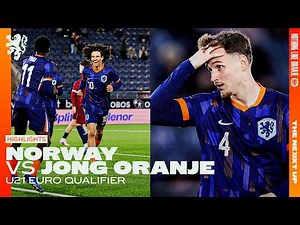 Important clash in Stavanger. ⚔️ | Highlights Norway - Jong Oranje (#U21EURO qualifier)