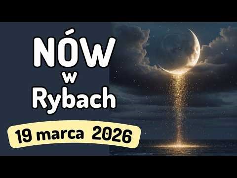NÓW KSIĘŻYCA W ZNAKU RYB 🌑 19 marca 2026 🌑 prognoza Tarota - wszystkie znaki zodiaku