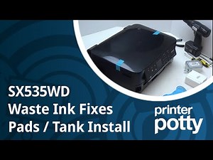 Epson SX/BX Waste Ink Fix :: Replacement pads & External waste kit installation instructions