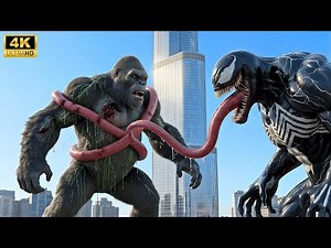 King Kong vs Venom | Venom Was Unstoppable... Until KING KONG Arrived!