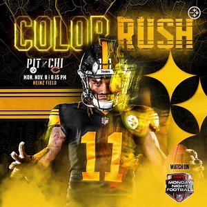 101K views · 4.6K reactions | We’re bringing the heat on Monday night  Color Rush  Shop the Steelers Pro Shop Color Rush Collection: https://bit.ly/3nKSABG | Pittsburgh Steelers | Facebook