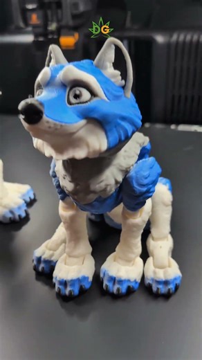 Our snow Mountain wolves came out fantastic! #CapCut #fyp #wolfpack #wolfcut #3dprinted