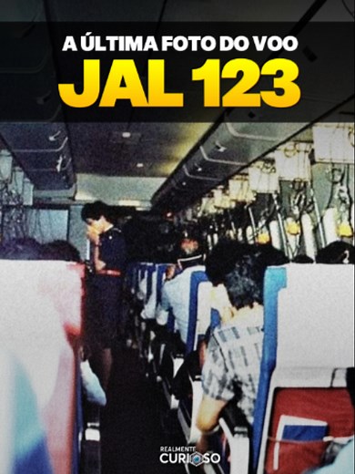 A Última Foto Antes da Queda do VOO JAL 123