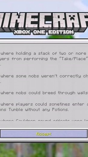 MINECRAFT XBOX ONE EDITION UPDATED!!!! #xbox