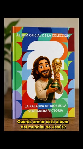 Álbum del Mundial de Jesús PDF para imprimir — 32 figuritas