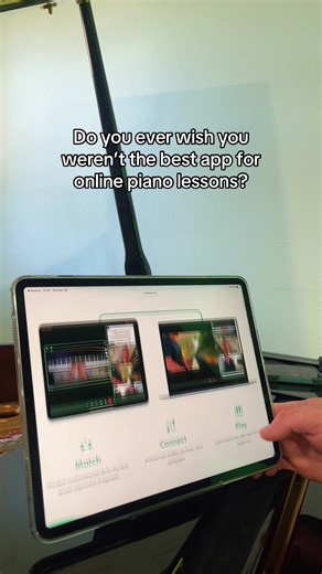 Here’s why we think we have the best piano lesson app: 🎹Live human teachers 🎹Free match service to find the best teacher for you 🎹Piano to piano connection between the teacher and student’s piano 🎹Great sound and technology to teach in real time Sign up today for lessons and find a teacher for free! #pianotok #learnpiano #beginnerpiano #pianolessons #playpiano