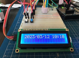 Arduino UNOと液晶モジュールとRTCモジュール