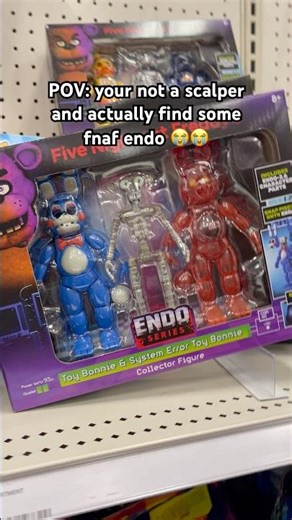 POV: You finally found the FULL FNAF Endo Series set 🤯🔥 #FNAF #EndoSeries #FNAFCollectibles