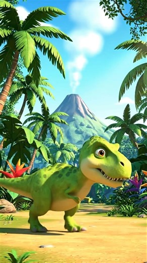 Build the T-REX 🦖| Dinosaur Puzzle | Dinosaur Song #cocomelon #toddlerlearning #shorts