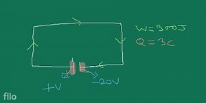 5 In moving a charge of 3 \mathrm{C} across a battery, 300 \mat... | Filo