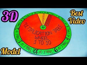 #maths table model#maths workingmodel#maths Exibition model#maths table 1 to 10#maths project#TLM👍