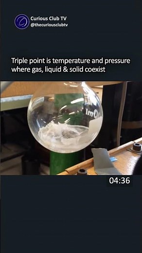 Triple Point of Cyclohexane vs Water