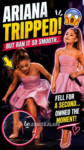Ariana Grande TRIPPED… But Her Recovery Was INSANE! 😱 #shorts