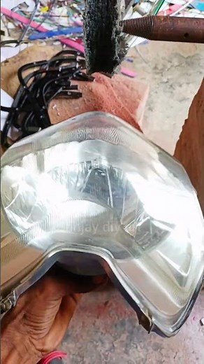 Bike Headlight Scratch Remover | #shorts #short #diy #diywoodprojects