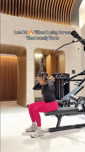 Lose Fat WITHOUT Losing Curves 🍑 | Best Glute-Safe Exercises #fatloss #fit #homeworkout #glutes