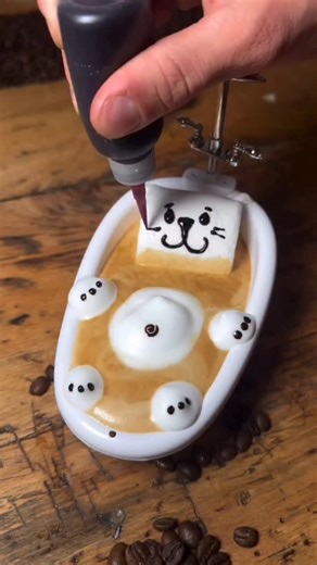 Meet the artist who turns every latte into a masterpiece! Using chocolate syrup, cocoa, caramel, & other sweet melts, he creates mesmerizing designs right on top of your coffee. Each cup becomes a tiny canvas filled with warmth, creativity, and flavor. From delicate swirls to full-on art pieces — these lattes are almost too beautiful to drink. Look at how creative these ones get! Which one is your favorite? ☕✍️ Artist @latteartcity | Artistworldly