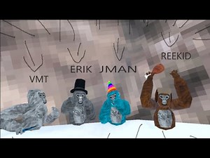 gorilla tag with VMT,ERIK,REEKID, AND JMANCURLY! (gorilla tag vr)