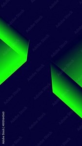 Bright green gradient color cubes moving and rotating over navy blue color background. rotating cube Kinetic motion graphics background animation