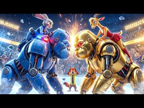 ROBOT GORILLA RACE! 💥 Unexpected Arena Twist?! (Shocking)