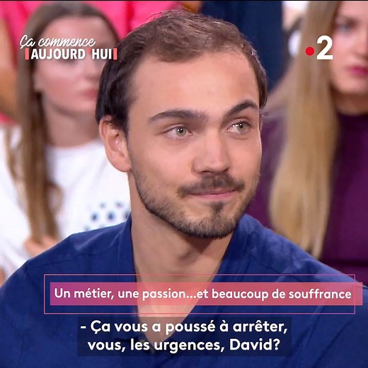 Aide-soignant par passion, il a fait un burn out et a dû renoncer à son rêve. Aide-soignants, médecins urgentistes, infirmiers, ils se confient sur les malheurs qui se cachent derrière leur métier, sur France 2. | Ça commence aujourd'hui