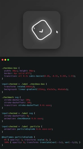 Basic checkbox (source code in description)#fyp #shorts