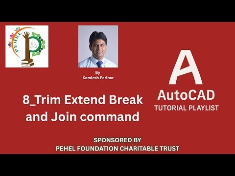 8_Trim Extend Break and Join command in AutoCAD