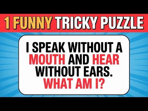 Funny Puzzle Challenge - 1 😂🧠 | Viral Brain Teasers, Funny Riddles & Logic Puzzles