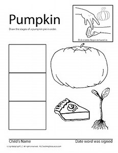 Free ASL Science Worksheet PreK Planting