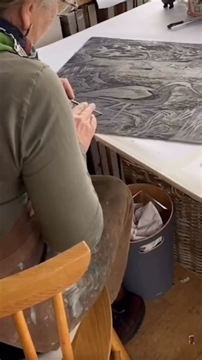 Brume Window Film on Instagram: "When Art Meets Glass ✨ From workshop to window, this collaboration between Brume and Angela Harding brings together Angela’s beautiful lino-print designs with Brume’s statement window films, creating the new Picture Windows collection. Printed on Brume’s premium frosted film using eco‑friendly inks, these designs transform ordinary glass into softly glowing, artful windows that give privacy while still letting light filter through. If you love patterned glass, li