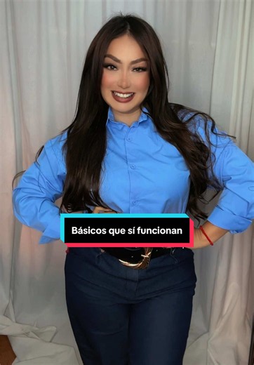 Básicos de ropa económicos: camisa, blazer y cinturón