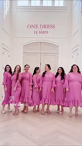 A dress for EVERY lady 💖 We offer 15 sizes from 3T to women's 4X. The Florence Flair dress was just restocked in pink! Snag it before it's gone again ✨️✨️ | Dainty Jewells Apparel