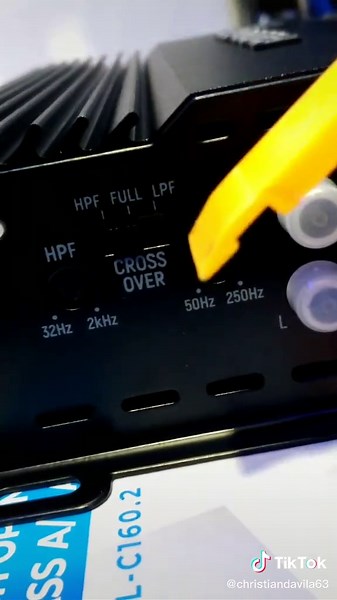 Ajustes HPF y LPF de los amplificadores