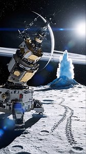 112K views · 1.4K reactions | Robotic Lander Deployment Near Active Enceladus Geyser! | Space Voyager | Facebook