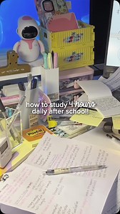 49K views · 1.6K reactions | How to Study 4 Hours Daily After School...