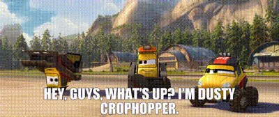 Hey, guys, what's up? I'm Dusty Crophopper.