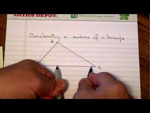 Constructing a median