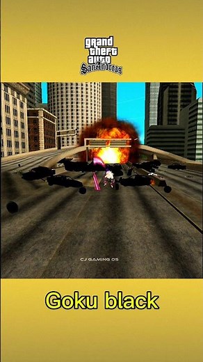 GTA San Andreas Android – Goku Black Super Saiyan Rosé Mod!"#gtamods #anime #gtasamodspc #shorts