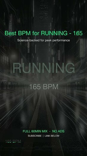 RUNNING 165 BPM — educational #Shorts #WorkoutMusic